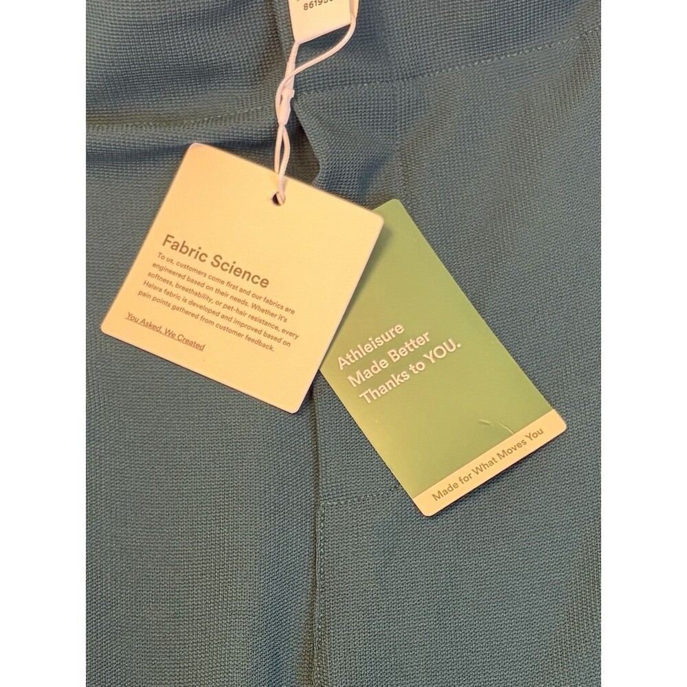 HALARA Flex High Waisted Wide Leg Pull On Green Waffle Dress Pant 1X Work Casual - Picture 7 of 10